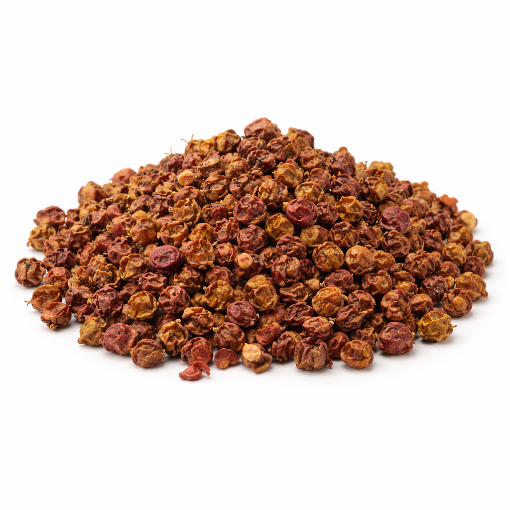Szechuan Pfeffer Rotbraun ganz