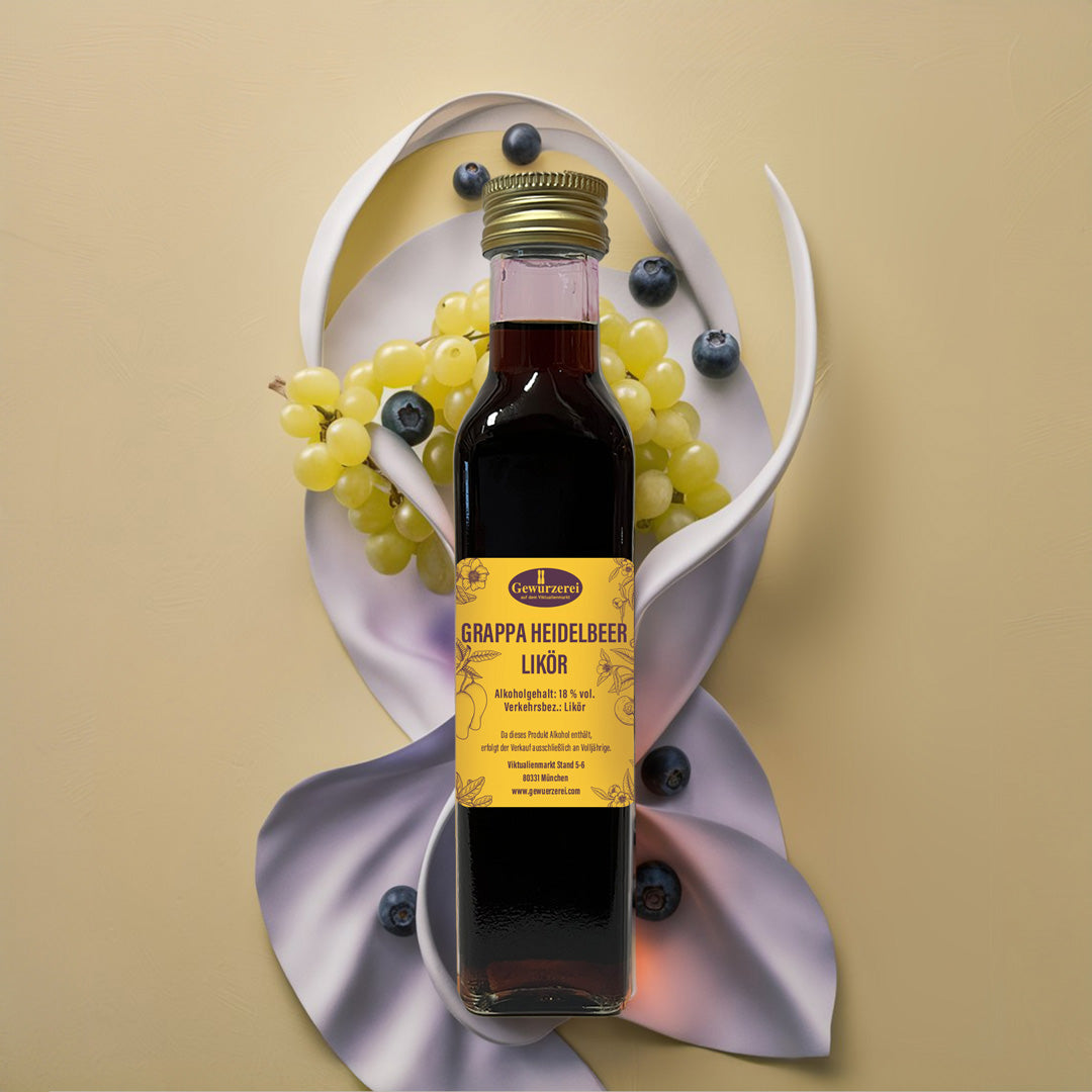 Grappa Heidelbeer Likör | Feine Spirituosen online kaufen Grappa Heidelbeer Likör | Feine Spirituosen online kaufen
