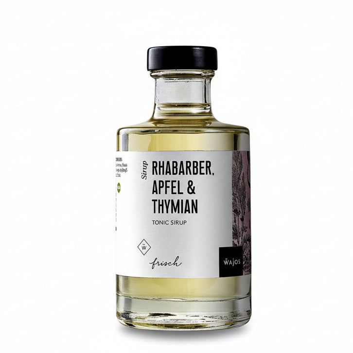 Rhabarber, Apfel und Thymian - Tonic Sirup