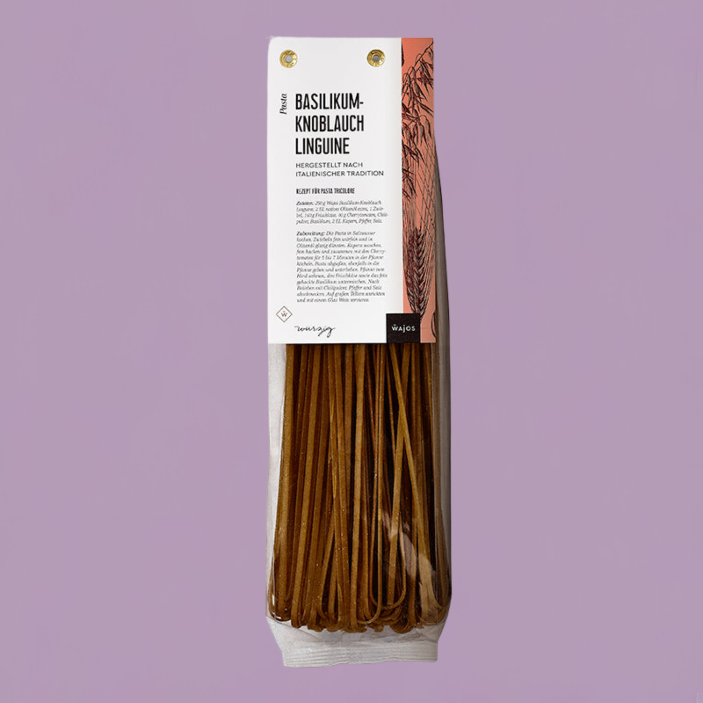 Basilikum Knoblauch Linguine