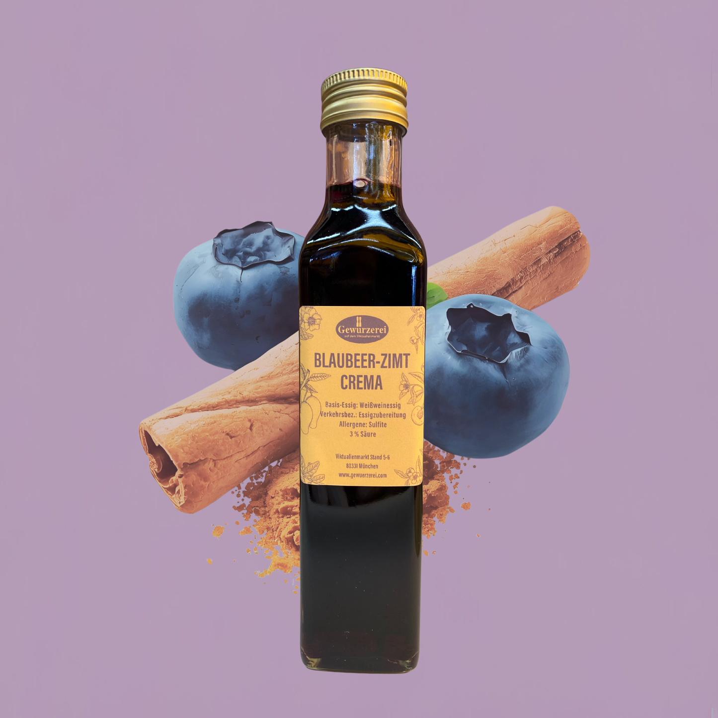 Blaubeer-Zimt Crema