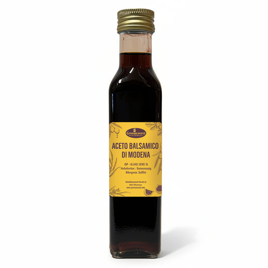 Aceto Balsamico di Modena IGP 10 Jahre gereift aus der Silver Serie mit dichter Konsistenz und komplexem Aroma