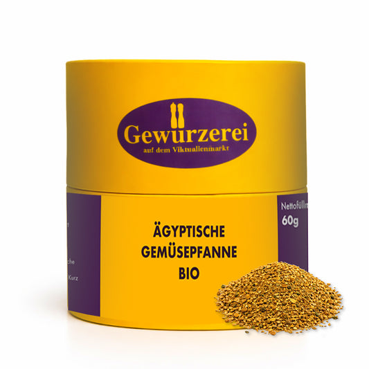 Aegyptische Bio Gewuerzmischung fuer Gemuese Pfanne Tajine und orientalische Gerichte