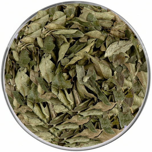 Bio Curryblaetter ganz aus Sri Lanka mit aromatischen getrockneten Blaettern fuer Currys und Reisgerichte