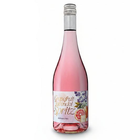 Alkoholfreier Grapefruit Lavendel Spritz mit fruchtiger Zitrusnote und feiner Lavendelaromatik im Glas**