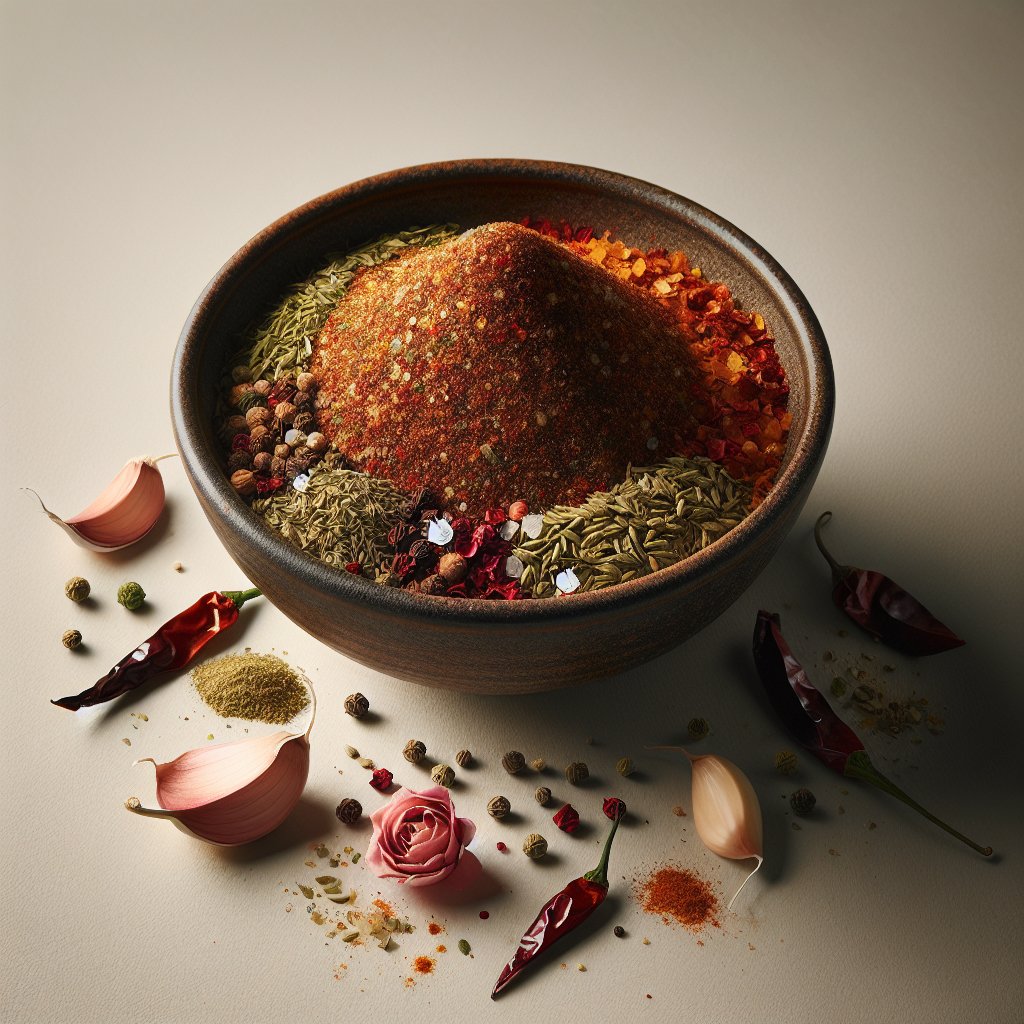 Harissa Mit Rosenblüten Gewürzmischung