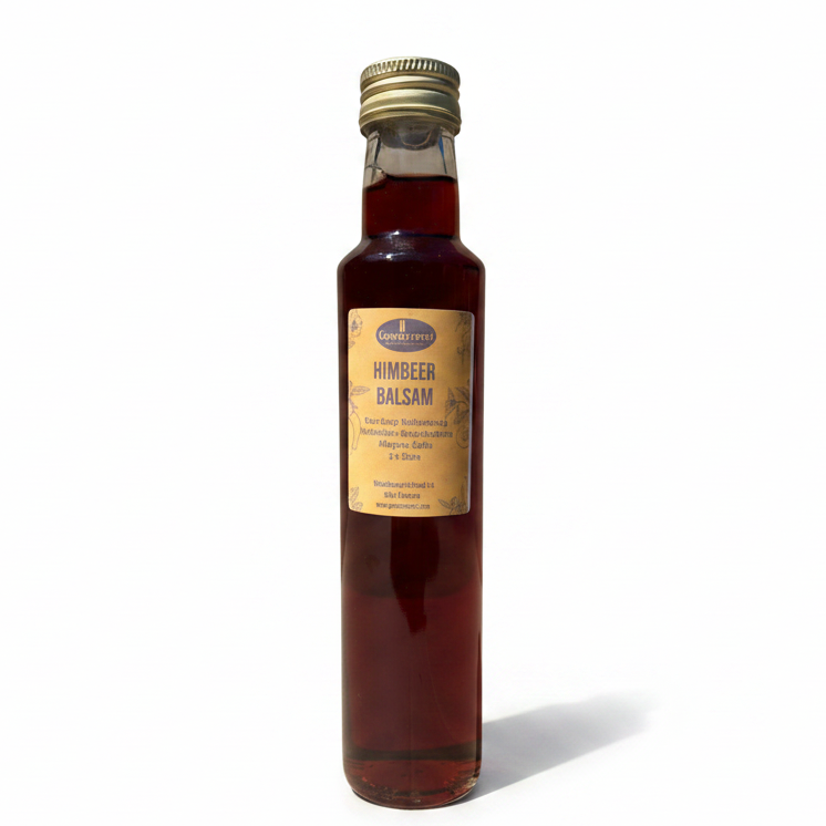 Himbeer balsam mit fruchtiger note fuer salate desserts und dressings mit beerigem aroma