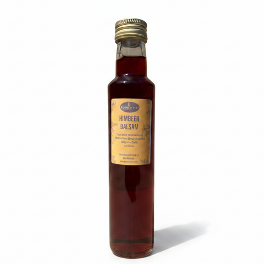 Himbeer balsam mit fruchtiger note fuer salate desserts und dressings mit beerigem aroma