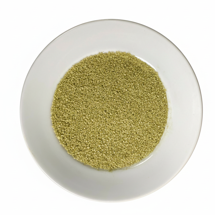 Japanisches Bio Matchasalz aus Meersalz und Matcha Tee fuer Sushi Reis Gemuese und kreative Gerichte