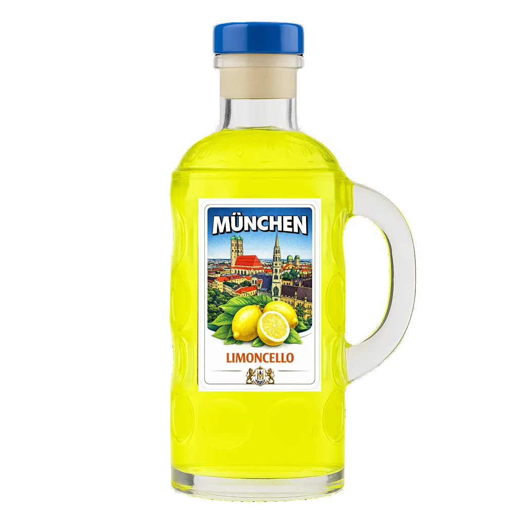 Krug Limoncello München Edition 40 ml mit 35 % vol. im Glaskrug mit München-Motiv
