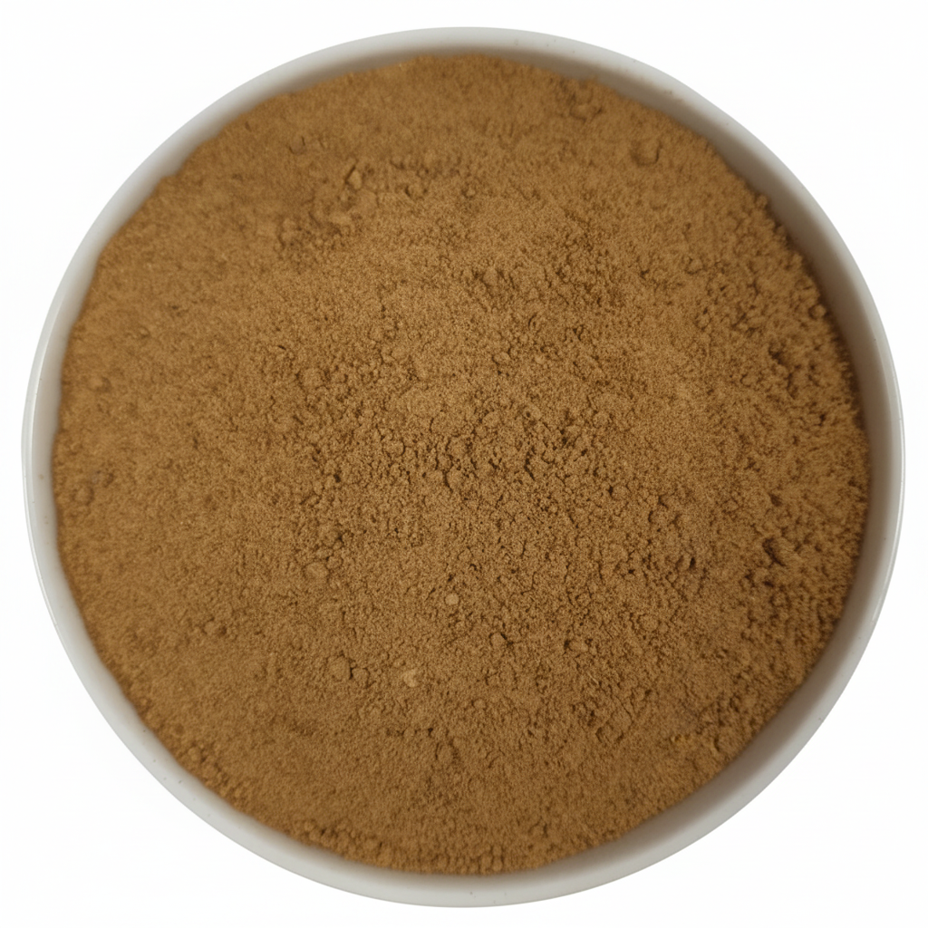 Kuerbiskuchen Bio Gewuerzmischung mit Zimt Ingwer Muskat Piment Nelken und Kuerbiskernmehl fuer herbstliche Backrezepte