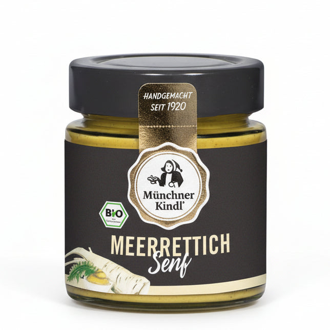 Meerrettich senf cremig und scharf fuer fleisch kartoffeln dips und saucen