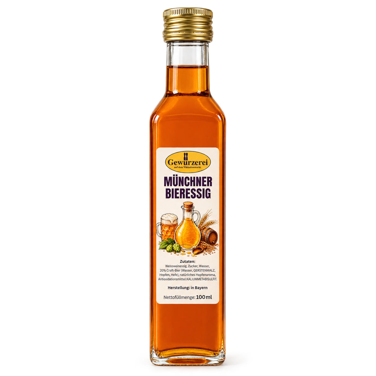 Flasche Münchner Bieressig