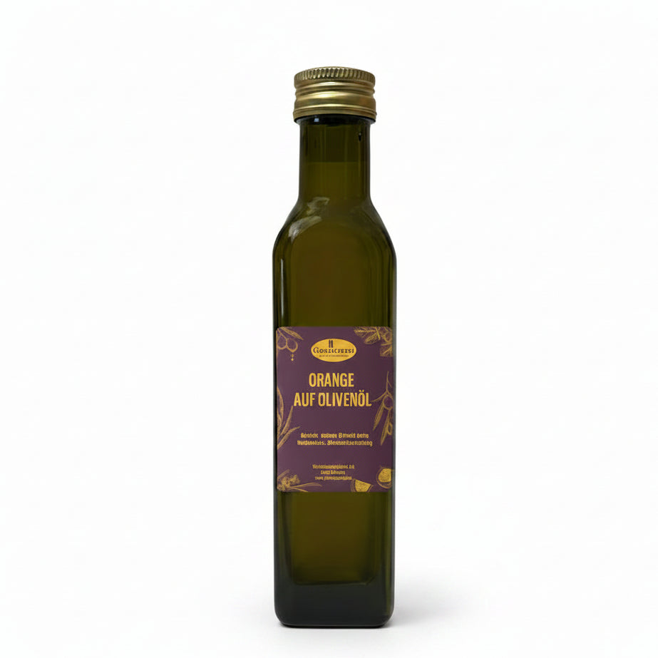 Orangen olivenoel extra nativ mit frischer zitrusnote fuer salate und marinaden