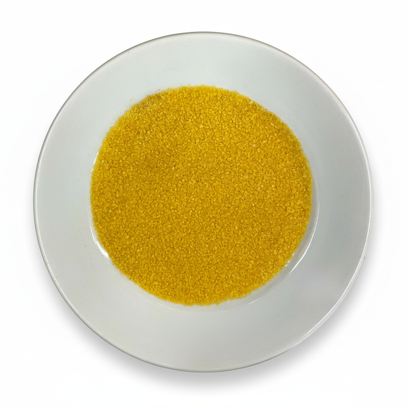 Bio Orangensalz aus Meersalz mit Orangenaroma Curcuma und Paprika fuer Fisch Fleisch Salate und mediterrane Gerichte