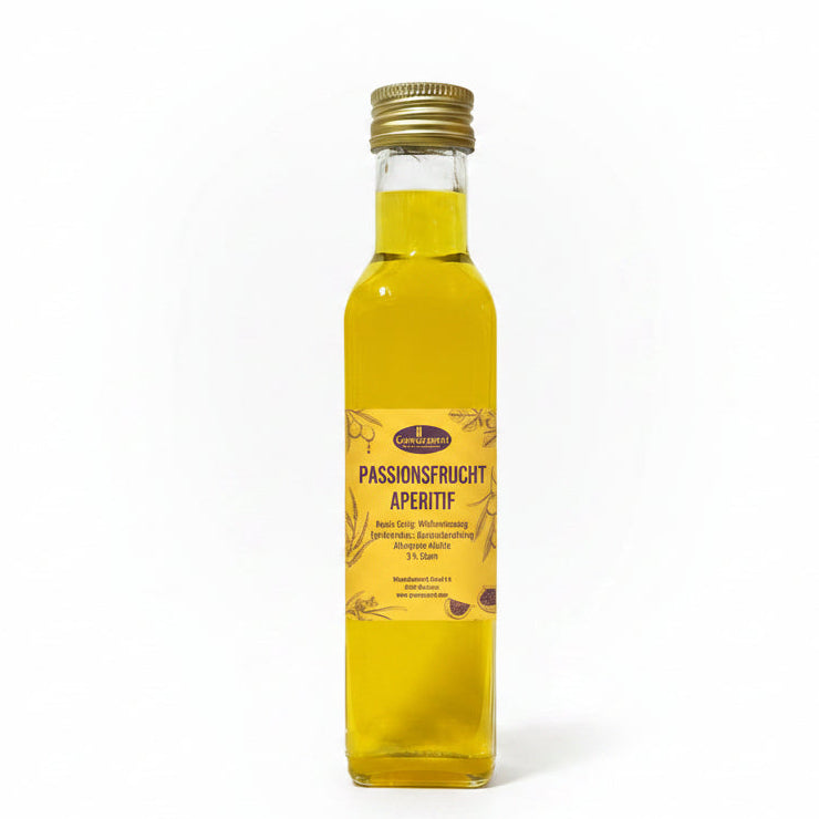 Passionsfrucht aperitif mit tropischer frucht fuer getraenke salate und marinaden