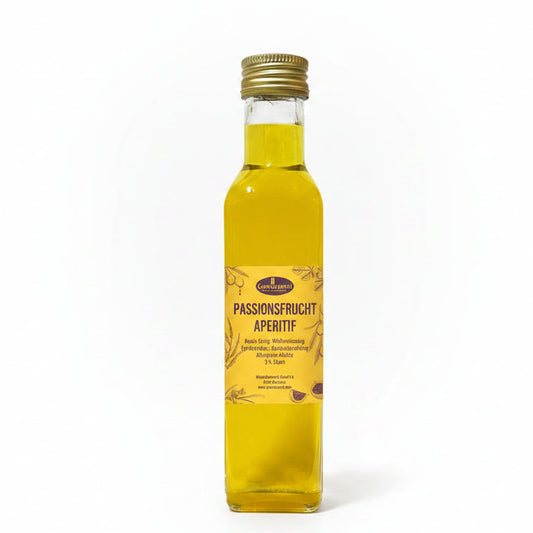 Passionsfrucht aperitif mit tropischer frucht fuer getraenke salate und marinaden