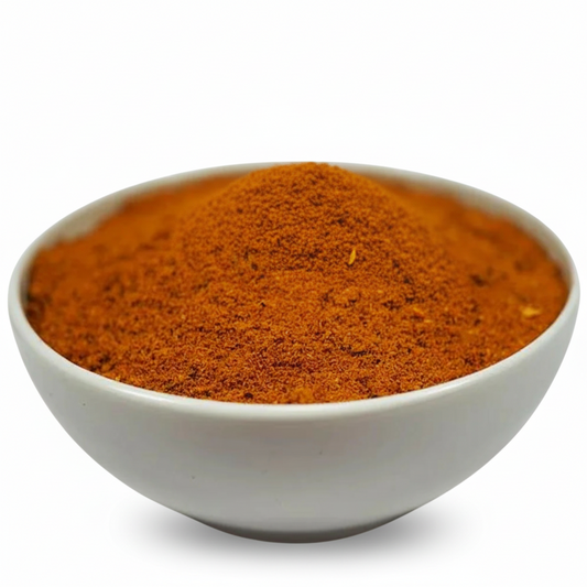 Bio rotes Thai Curry Gewürz mit Chili und Gewürzen für asiatische Currys mit Kokosmilch