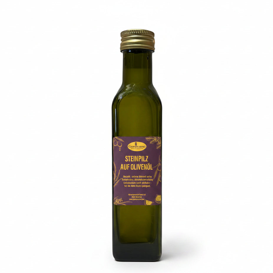 Steinpilz olivenoel extra nativ mit erdigem aroma fuer pasta risotto und herbstliche gerichte