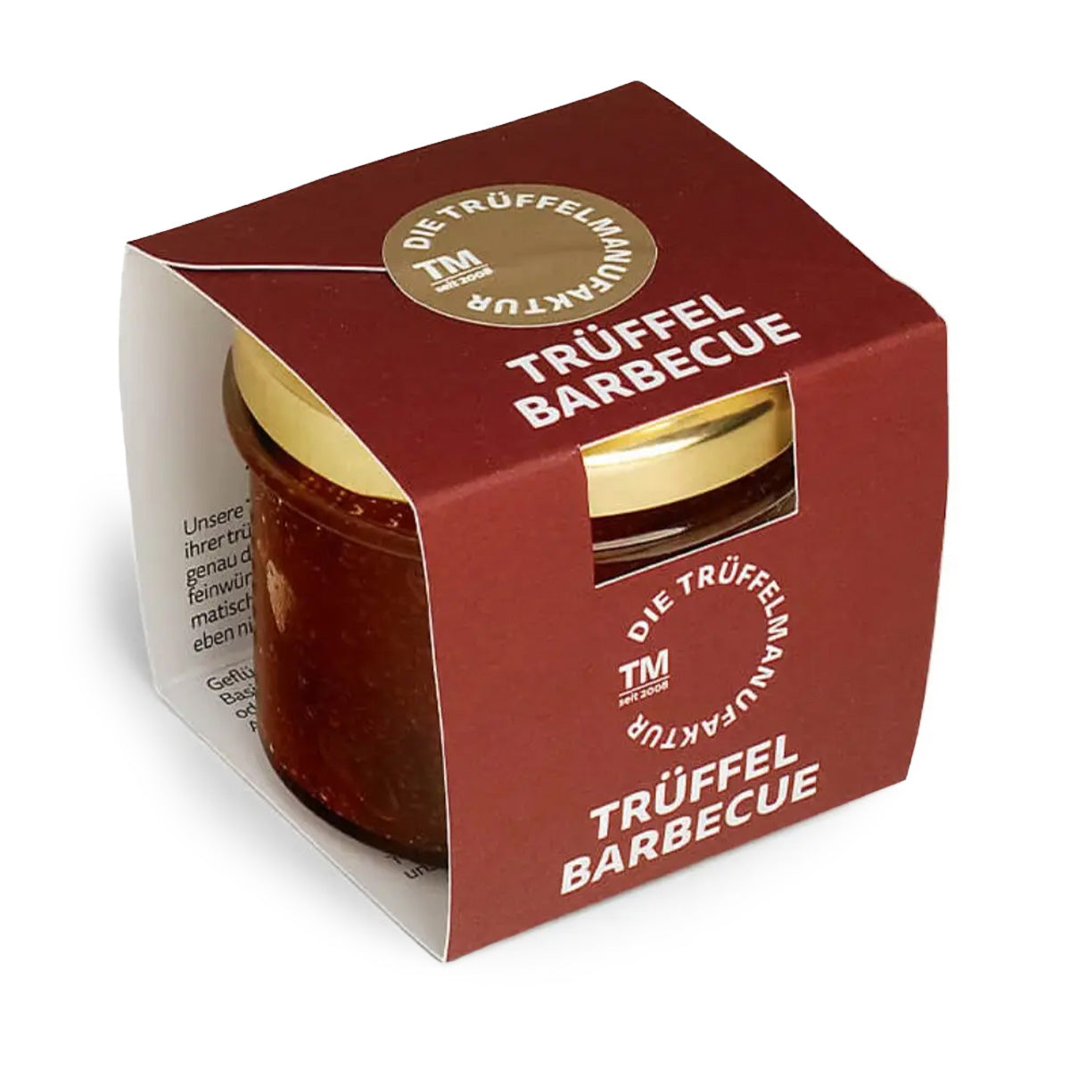 Trüffel Barbecue Sauce mit 15 % Trüffel im 120 g Glas, vegan und fruchtig-pikant